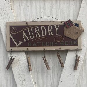 NWT Laundry Room Wall Sign